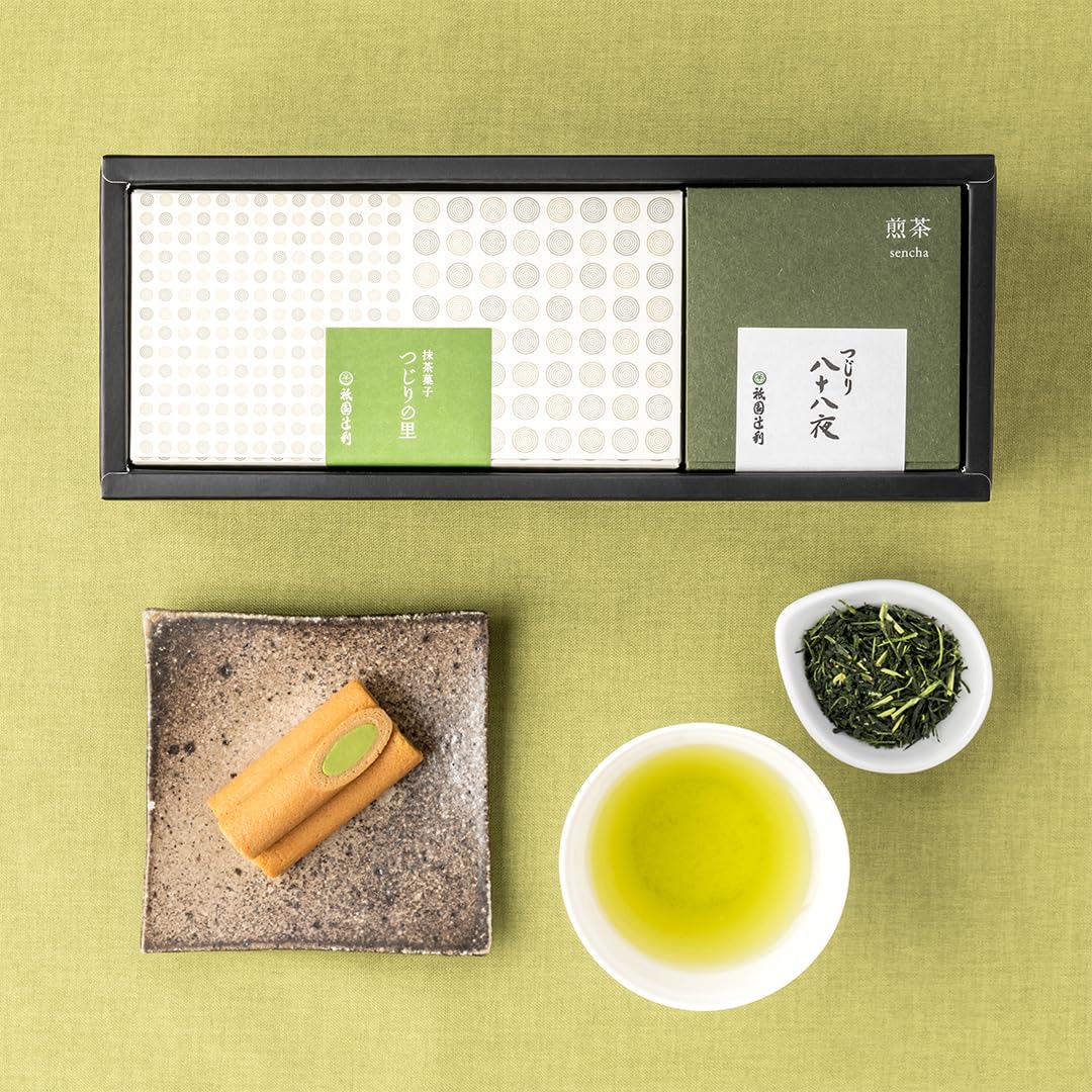 Gion Tsujiri Tsujiri no Sato Sencha Tsujiri 88th Night Set Kyoto Souvenir Assortment, Matcha, Sweets, Gift,