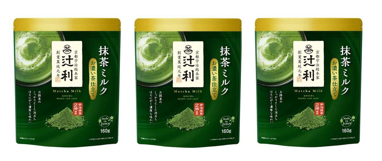 Крепкий чай Tsujiri Matcha 160 г x 3 пакетика Молоко, Стиль,